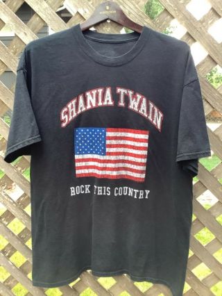 Shania Twain " Rock This Country " Concert Tour Xl Tee Shirt