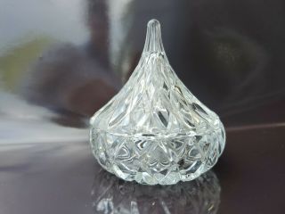 Shannon Crystal Designs of Ireland Hand Crafted Lead Crystal Hershey Kiss Dish 2