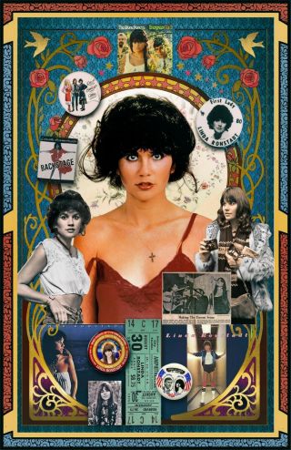 Linda Ronstadt - Fan Tribute Poster - 11x17 " - - - Vivid Colors