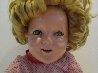 VINTAGE DOLL COMPOSITION HEAD BODY 24 INCH IDEAL TOY CORP SHIRLEY TEMPLE 2