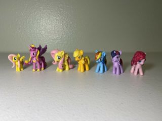 My Little Pony Mlp Mini Ponyville Figures - Set Of 7 Ponies