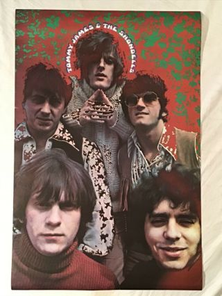 Tommy James 1969 Poster Psychedelic Ron Raffaelli Photo Matte And The Shondells