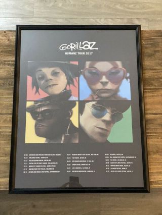 Gorillaz Humanz Tour 2017 Poster