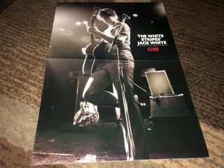 White Stripes Jack White & Keith Richards Guitar World 2 - Sided Centerfold Poster