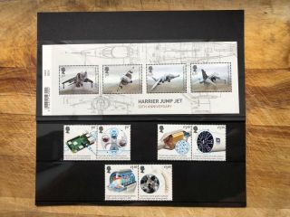 Gb 2019 British Engineering Mini Sheet,  Stamp Set.  Unmounted Mint/mnh
