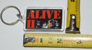 KISS Band Alive 2 Keychain Official 2000 Gene Simmons Ace Frehley Peter Paul 2