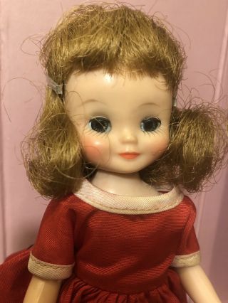 Vintage 8 " Betsy Mccall Doll In Town & Country Dress,  Matching Panties 60