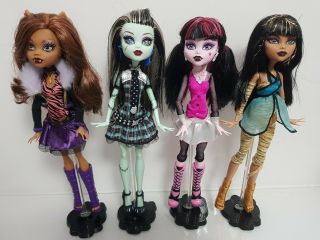 Monster High Ghouls - Cleo/clawdeen/draculaura/frankie - Excel Condt