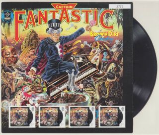 Gb 2019 - Elton John - Captain Fantastic - Royal Mail Collector/fan Sheet