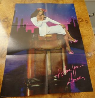 Vintage Donna Summer Greatest Hits Promotional Poster 36 X 24