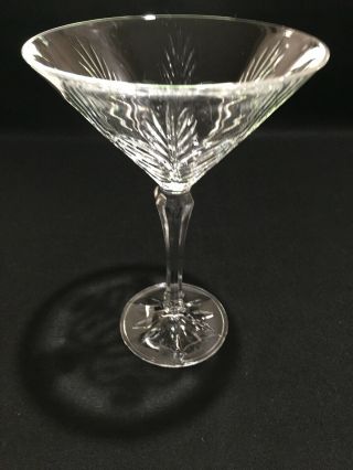 Fifth Avenue Crystal Portico Martini Cocktail Glass 6 7/8 "