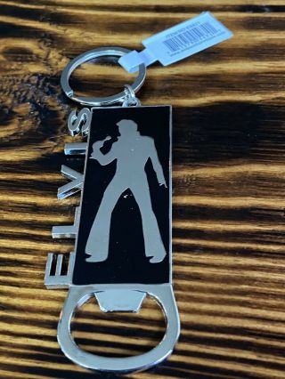 Elvis Presley Keychain Key Chain Bottle Opener The King