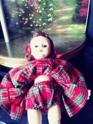 Vintage BKW Madame Alexander Alexanderkins Doll & Tagged Dress 