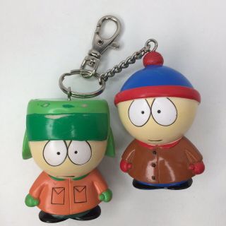 Vintage 1998 Fun 4 All Comedy Central South Park Collectible Keychains Kyle Stan