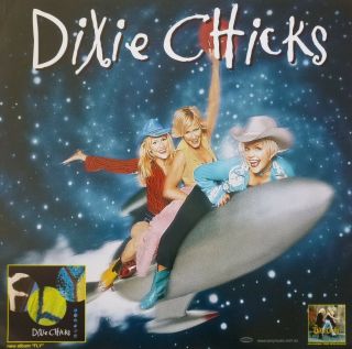 Dixie Chicks " Fly " Australian Promo Poster - Country Rock,  Bluegrass Music