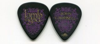 Lamb Of God 2007 Sacrament Tour Guitar Pick John Campbell Custom Concert Stage