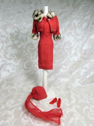 Vintage 1965 Barbie Outfit Matinee Fashion 1640 Mattel - Complete