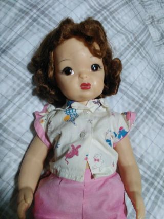 Vintage 1950’s Terri Lee Doll In Outfit Auburn Hair 2
