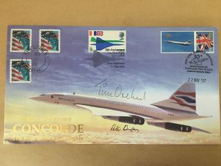 Concorde,  Queen Of The Skies.  Signed By Tim Orchard And Peter Duffey.  Only 69