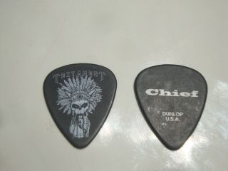 Testament Chuck Billy Signature " Chief " Tour Black Regular Guitar Pick