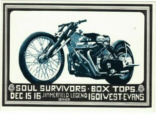 Soul Survivors Box Tops Denver Colorado Graham Postcard Fdd - 15 N/m B - 12