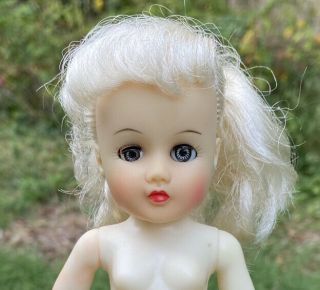 Vintage 50s Miss Nancy Ann Platinum Blonde Fashion Doll 10 1/2”
