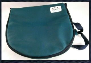 Pyrex Portables Insulated Hot Or Cold Food Carrier Forest Green Tote Only