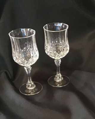 2 “longchamp” Sherry Glasses By Cristal D’arques - Durand