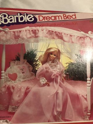 1982 Vintage Mattel Barbie Dream Canopy Bed