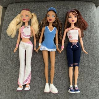 My Scene Adidas Dolls Barbie,  Chelsea And Madison Sporty Style