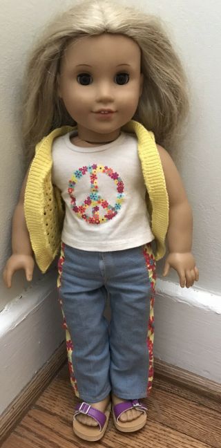 American Girl Doll Julie Albright 18 " With Outfit Read Details