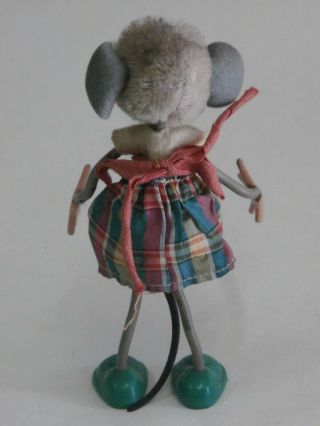 Rare Vintage Germany Schuco Bigo - Fix Bendable Posable Girl mouse 3
