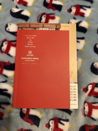 Astro 3rd Mini Album Autumn Story (red Version).  Us Only