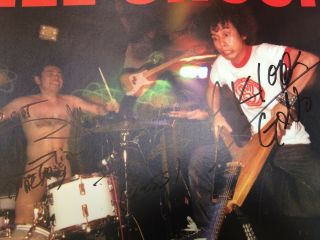 Electric Eel Shock Go Usa Gearhead Signed Promo Poster Japanese Rock N Roll