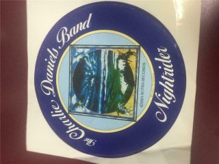 Scarse 1974 - 5 Charlie Daniels Band,  Nightrider,  Record,  Promo Sticker