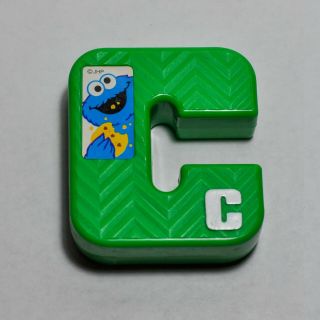 Vintage Tyco Sesame Street Textured Alphabet Replacement Letters 0220 3