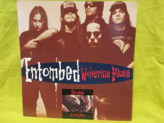 Entombed Wolverine Blues 12 " X 12 " Record Store Promo Poster