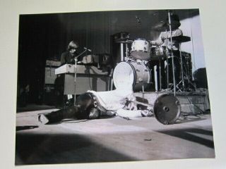Doors 8x10 Photo Jim Morrison Lying Down On Stage