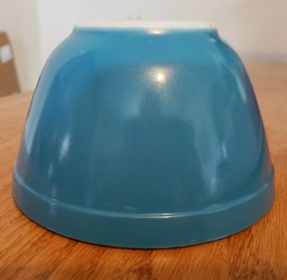 Vintage Pyrex Blue 401 Small Mixing Bowl Primary Colors 1 1/2 Pt.