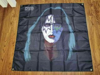Ace Frehley 1978 Solo Album Kiss Flag Banner 4 Ft X 4 Ft
