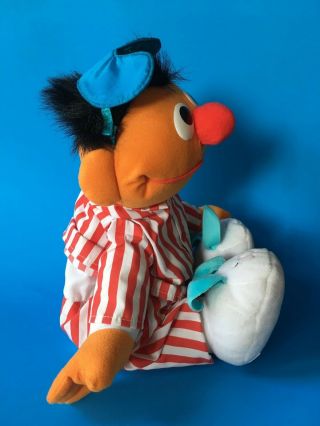 Vintage 1996 Tyco Sesame Street SING & SNORE ERNIE Plush Talking Doll 70207 2