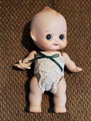 Antique Vintage Bisque Porcelain Kewpie Doll Movable Head Arms Legs 7”