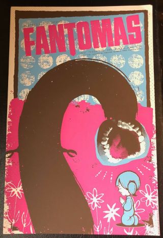 Fantomas - 2005 Gig Poster - Dallas,  Tx - Faith No More - Locust - Todd Slater