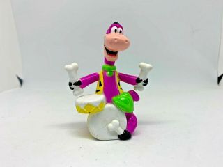 Vintage Flintstones Drummer Dino Pvc Toy Figure By Hanna Barbera 1991 3½ Inch