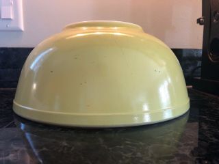 Vintage Pyrex Yellow Primary Color Mixing Bowl 4 Qt