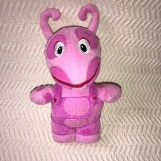 Nick Jr Backyardigans Uniqua 9 " Pink Plush Stuffed Animal Toy Fisher Price 2005