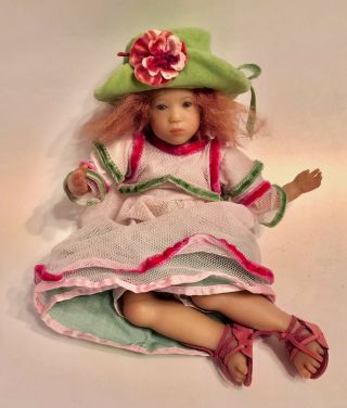 Annette Himstedt Mini Club 9.  5 " Doll With Sitting Legs_1999_mirte Kleine Doll