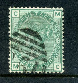 Gb In Danish West Indies C51 On 1 Shilling Green Sg Z30