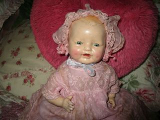 Antique Composition Baby Dimples Doll 17