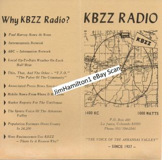 Kbzz 1400 La Junta Colorado Radio Coverage Map
